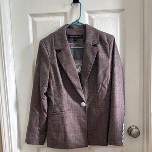 Boston Proper Gray Tailored Blazer